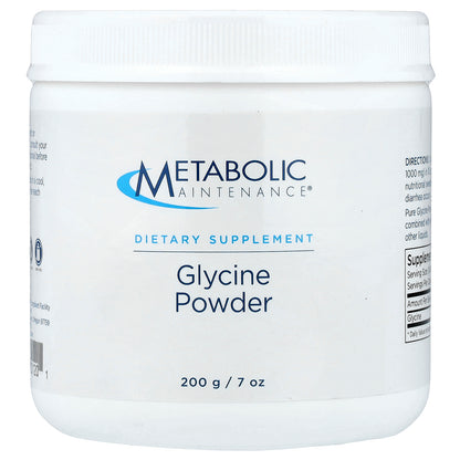 Metabolic Maintenance, Glycine Powder, 7 oz (200 g)