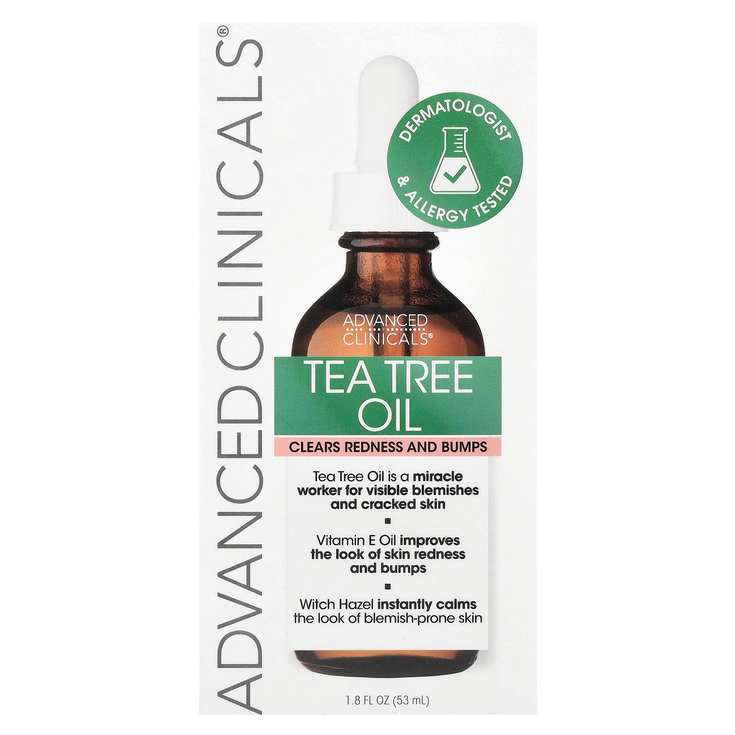 Advanced Clinicals, Tea Tree Oil, 1.8 fl oz (53 ml)