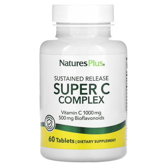 NaturesPlus, Sustained Release Super C Complex, 60 Tablets