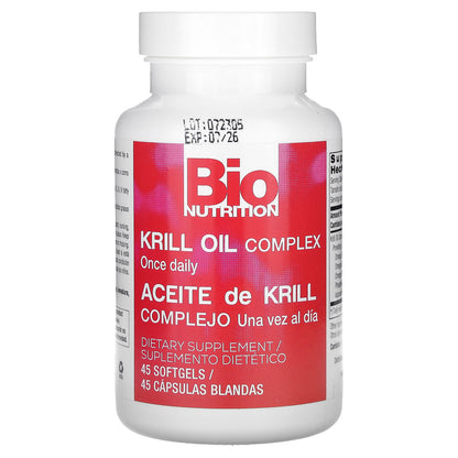 Bio Nutrition, Krill Oil Complex, 500 mg , 45 Softgels