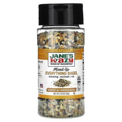 Jane's Krazy, Mixed-Up Everything Bagel , 2.75 oz, (78 g)
