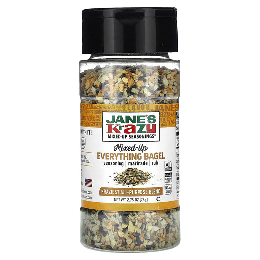 Jane's Krazy, Mixed-Up Everything Bagel , 2.75 oz, (78 g)