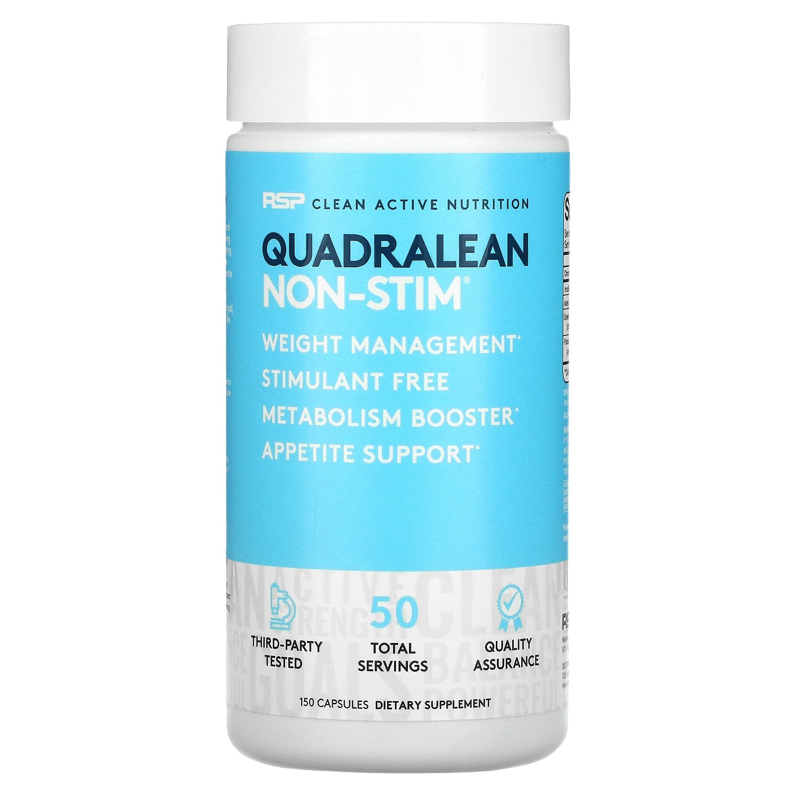 RSP Nutrition, QuadraLean Non-Stim, 150 Capsules