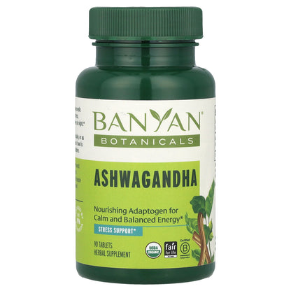 Banyan Botanicals, Ashwagandha, 90 Tablets (500 mg per Tablet)