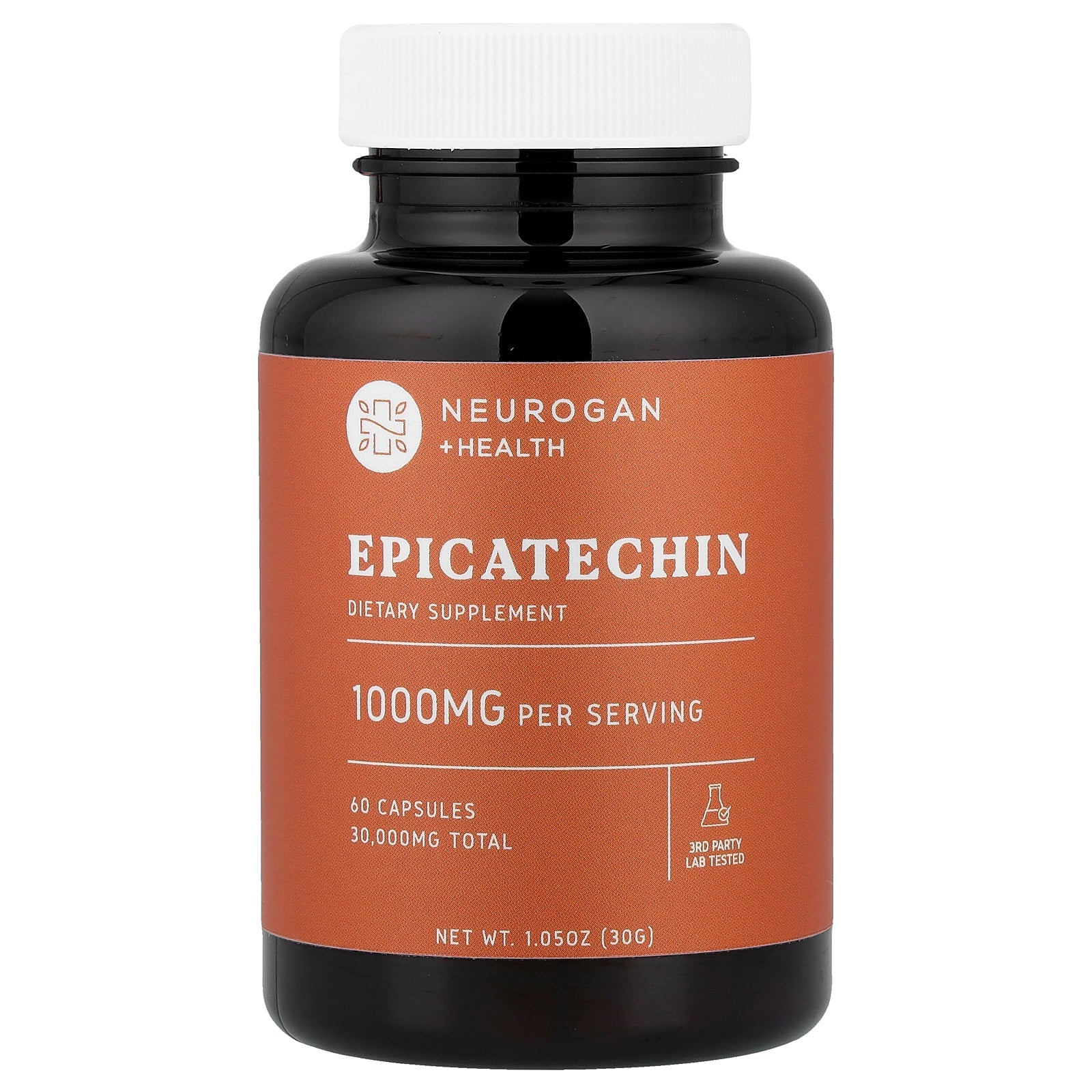Neurogan Health, Epicatechin, 60 Capsules (500 mg Per capsule)