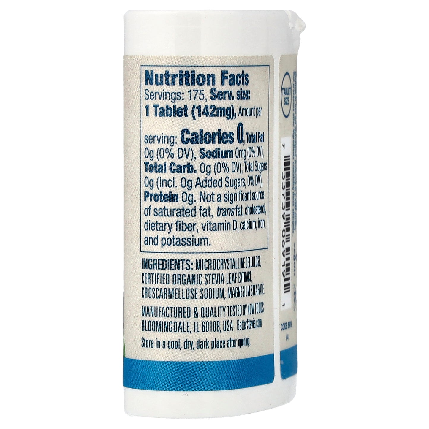 NOW Foods, Better Stevia®, Instant Tabs, 175 Tablets