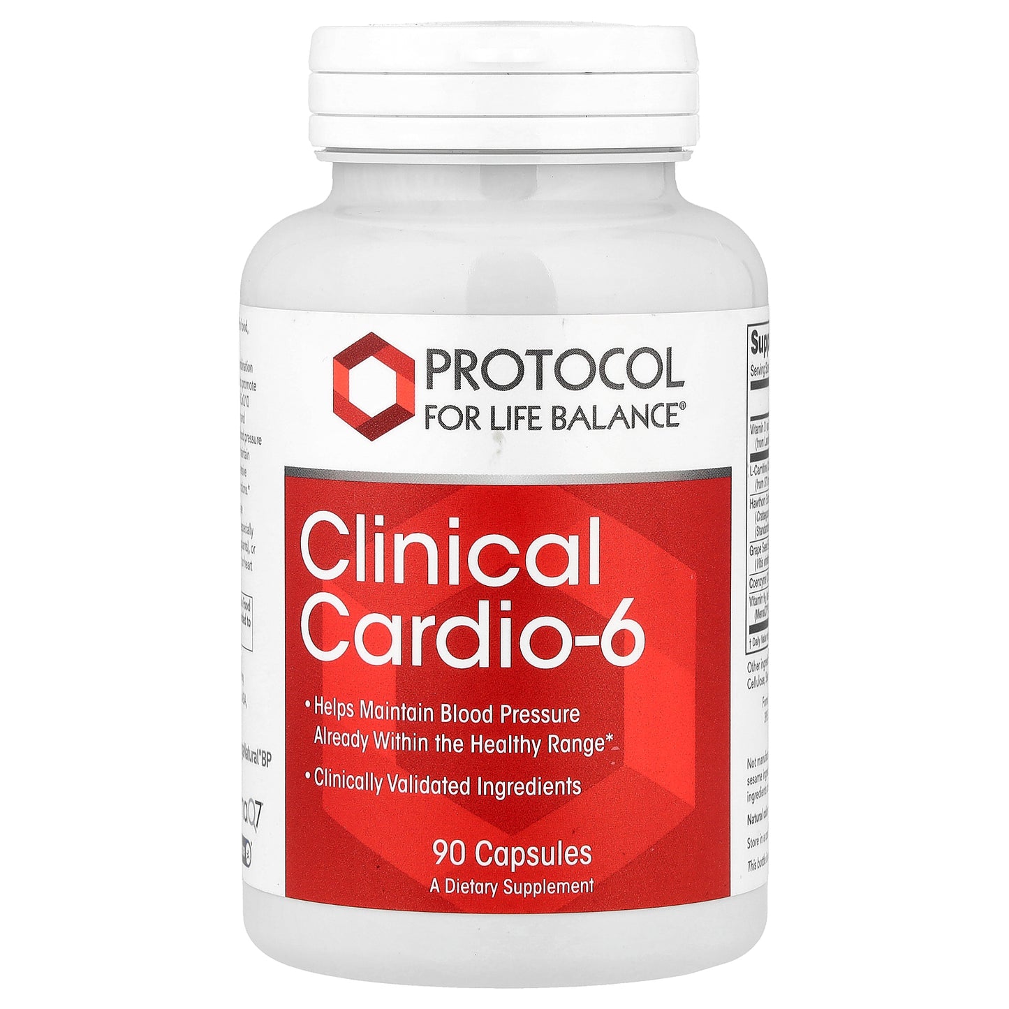 Protocol for Life Balance, Clinical Cardio-6, 90 Capsules