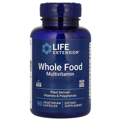 Life Extension, Whole Food Multivitamin, 90 Vegetarian Capsules