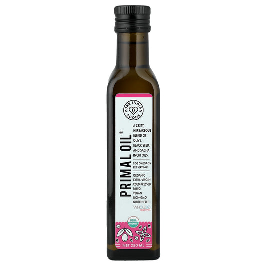 Pure Indian Foods, Organic Cold Pressed Extra-Virgin Primal Oil®, 250 ml