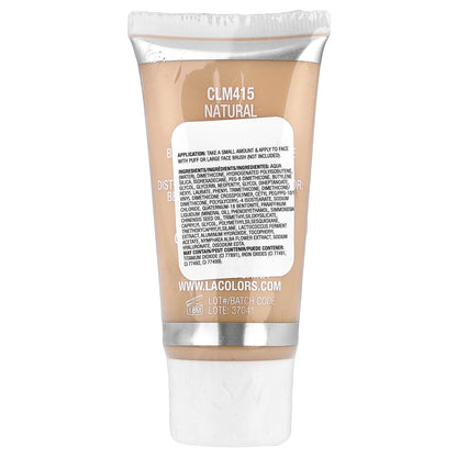L.A. Colors, Natural Skin Tint, CLM415 Natural, 1 fl oz (30 ml)