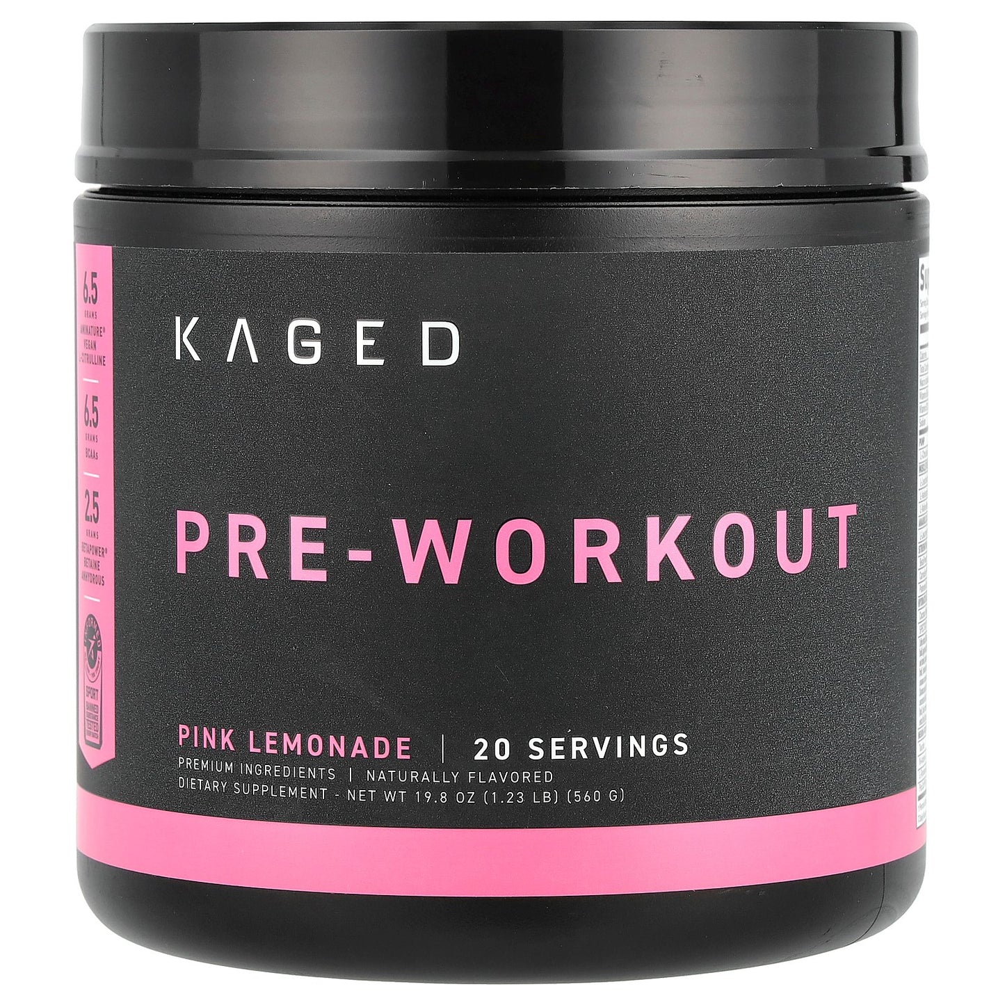 Kaged, Pre-Workout, Pink Lemonade, 1.23 lb (560 g)