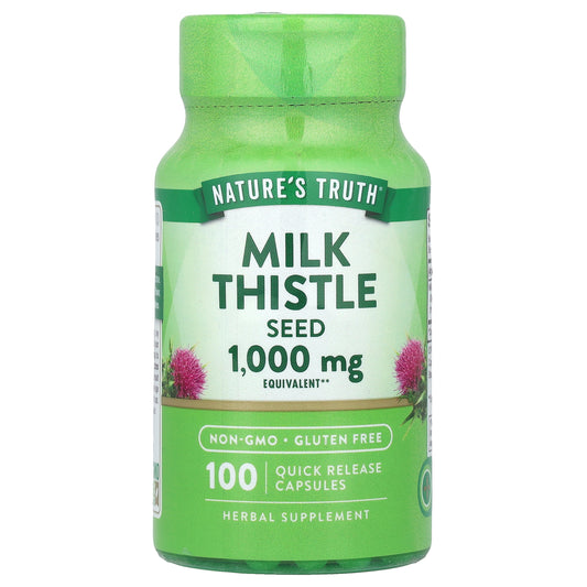 Nature's Truth, Milk Thistle Seed, 1,000 mg, 100 Quick Release Capsules