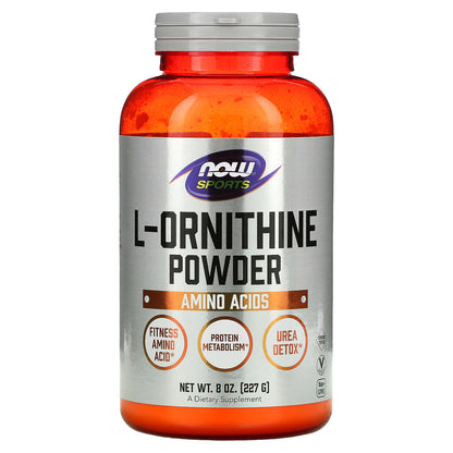 NOW Foods, Sports, L-Ornithine Powder, 8 oz (227 g)