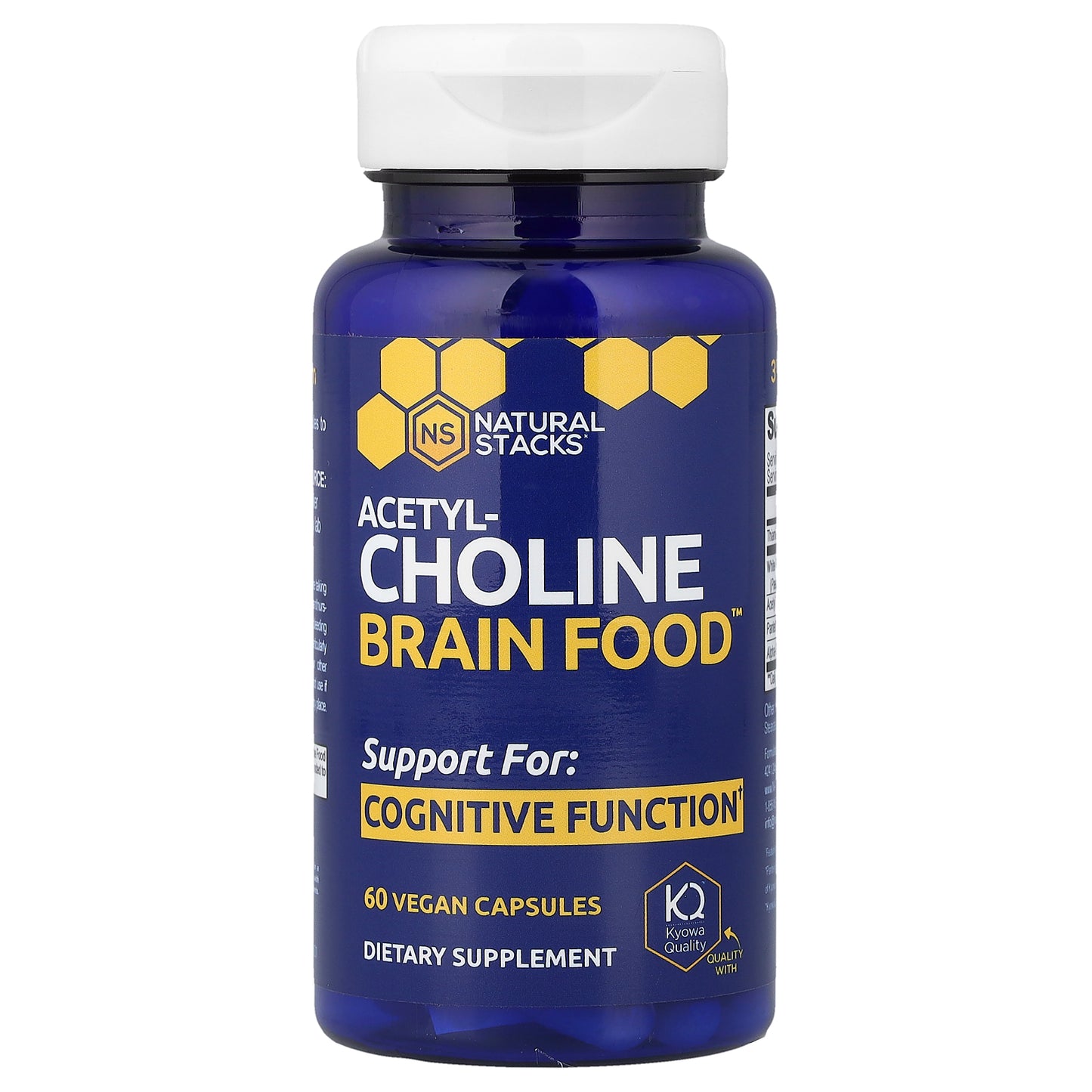 Natural Stacks, Acetylcholine Brain Food™, 60 Vegan Capsules