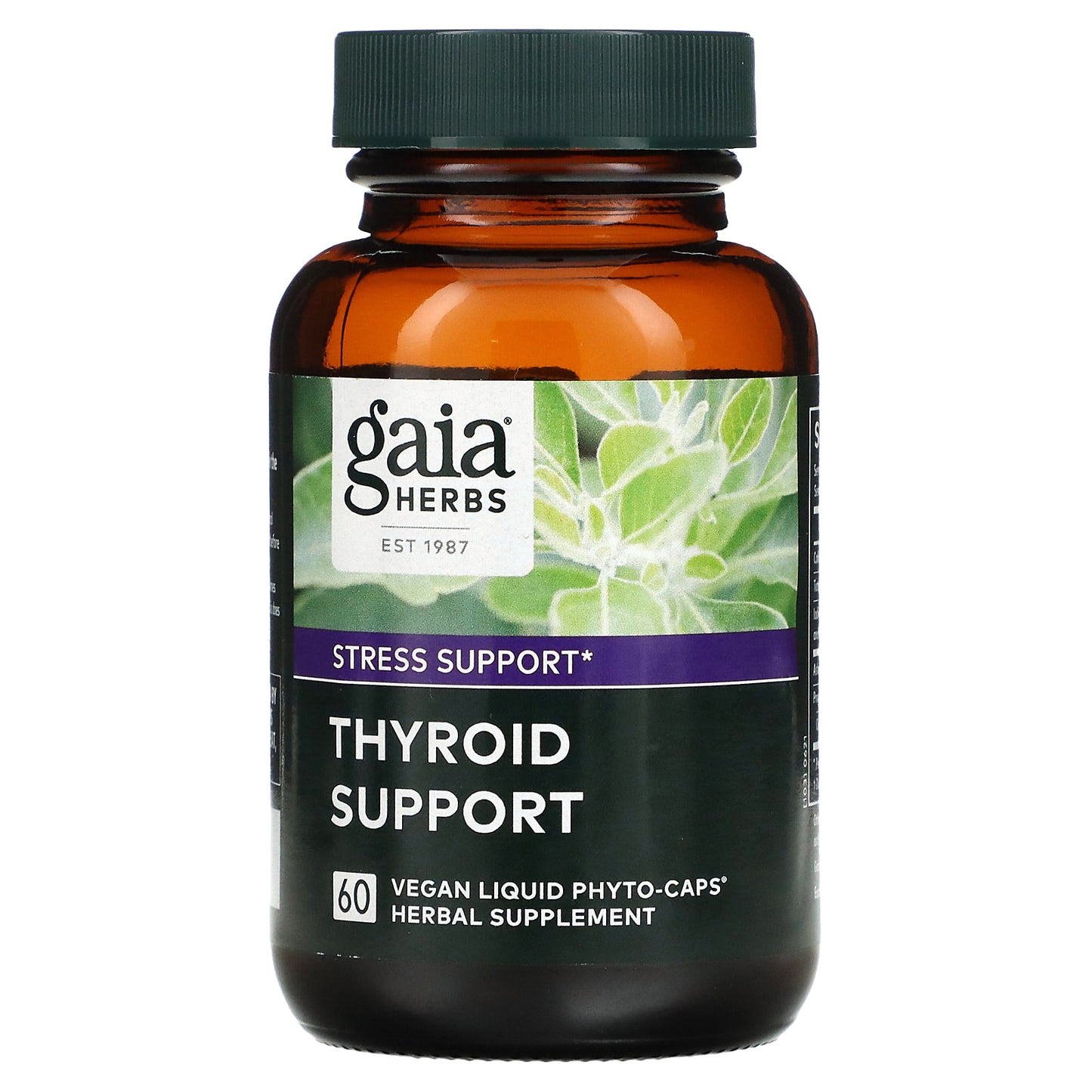 Gaia Herbs, Thyroid Support, 60 Liquid Phyto-Caps®