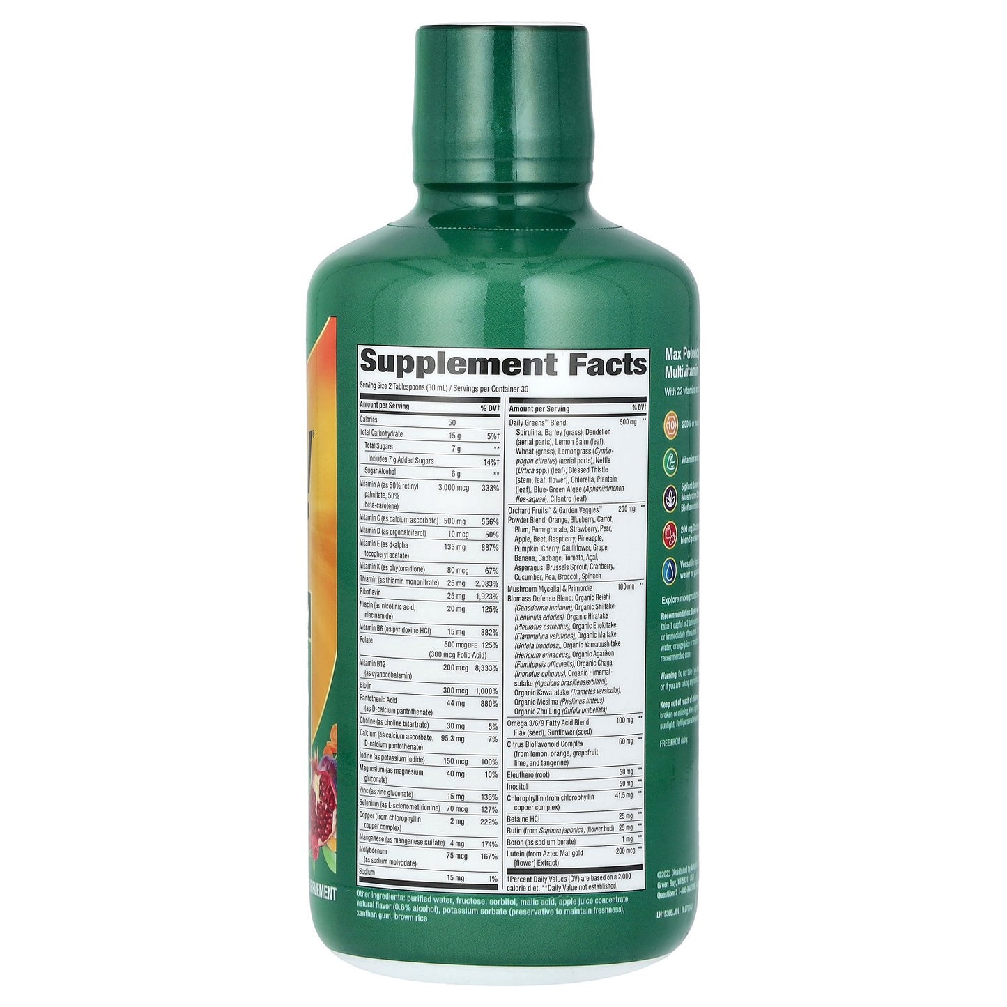 Nature's Way, Alive! Complete Liquid Multivitamin, Max Potency, Citrus, 30.4 fl oz (900 ml)