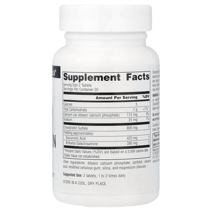 Source Naturals, Chondroitin Sulfate, 400 mg, 60 Tablets