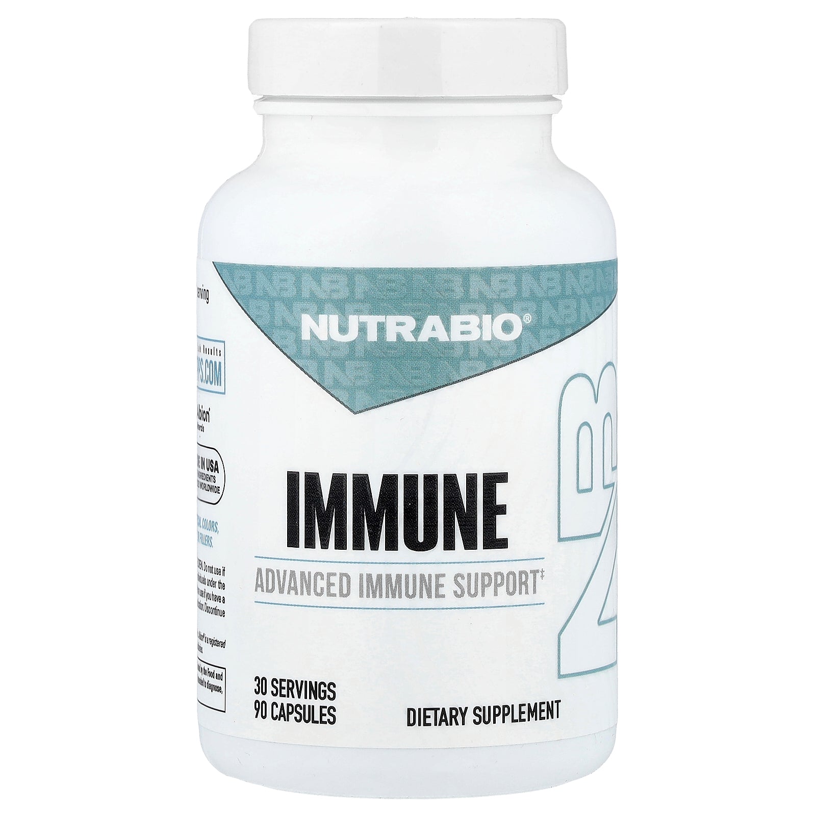 NutraBio, Immune, 90 Capsules