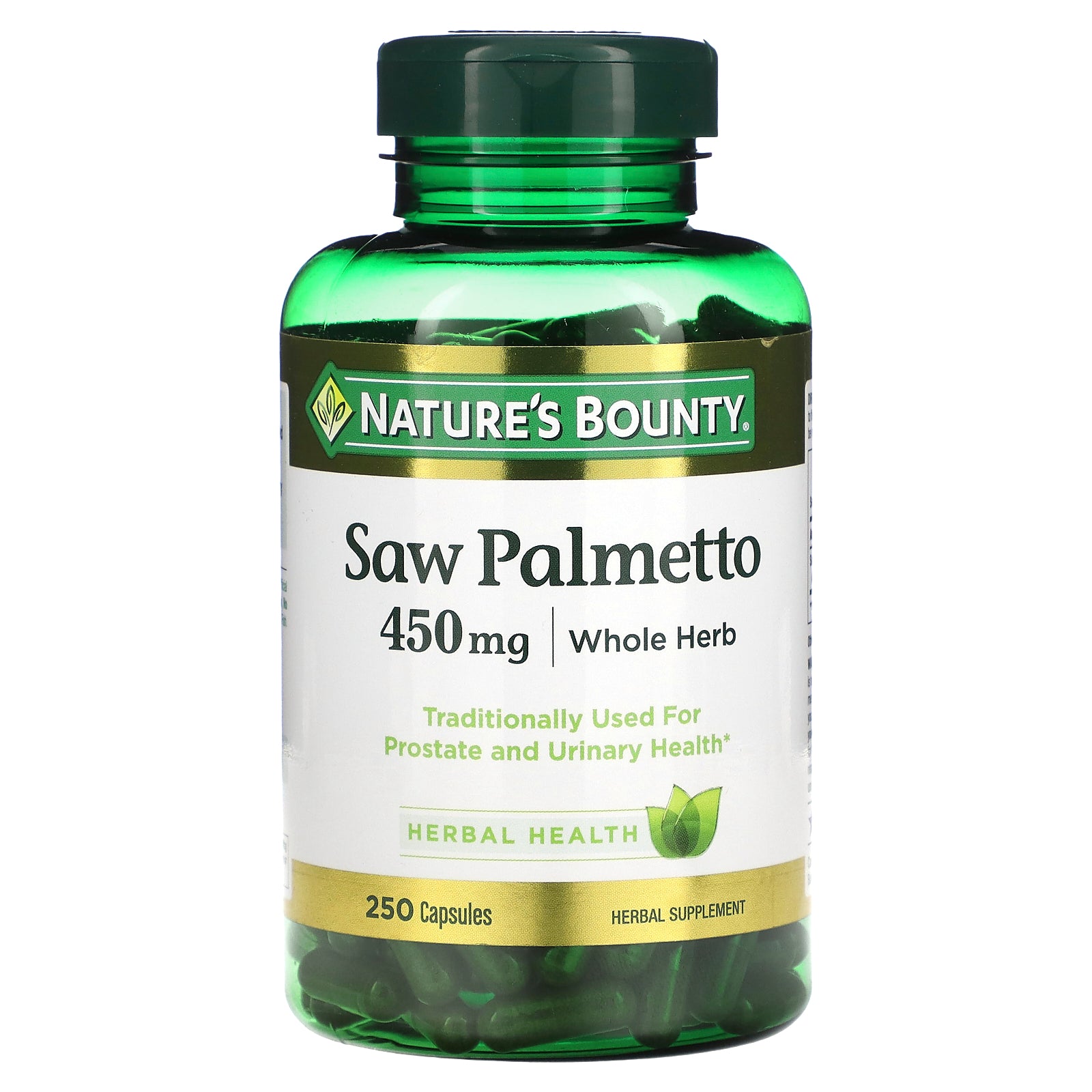 Nature's Bounty, Saw Palmetto, 450 mg, 250 Capsules