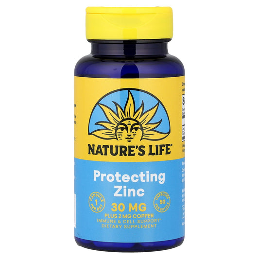 Nature's Life, Protecting Zinc, 50 Capsules