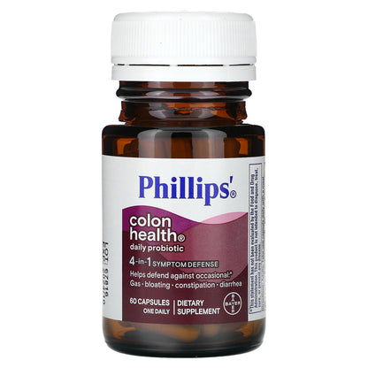 Phillip's, Colon Health Daily Probiotic, 60 Capsules