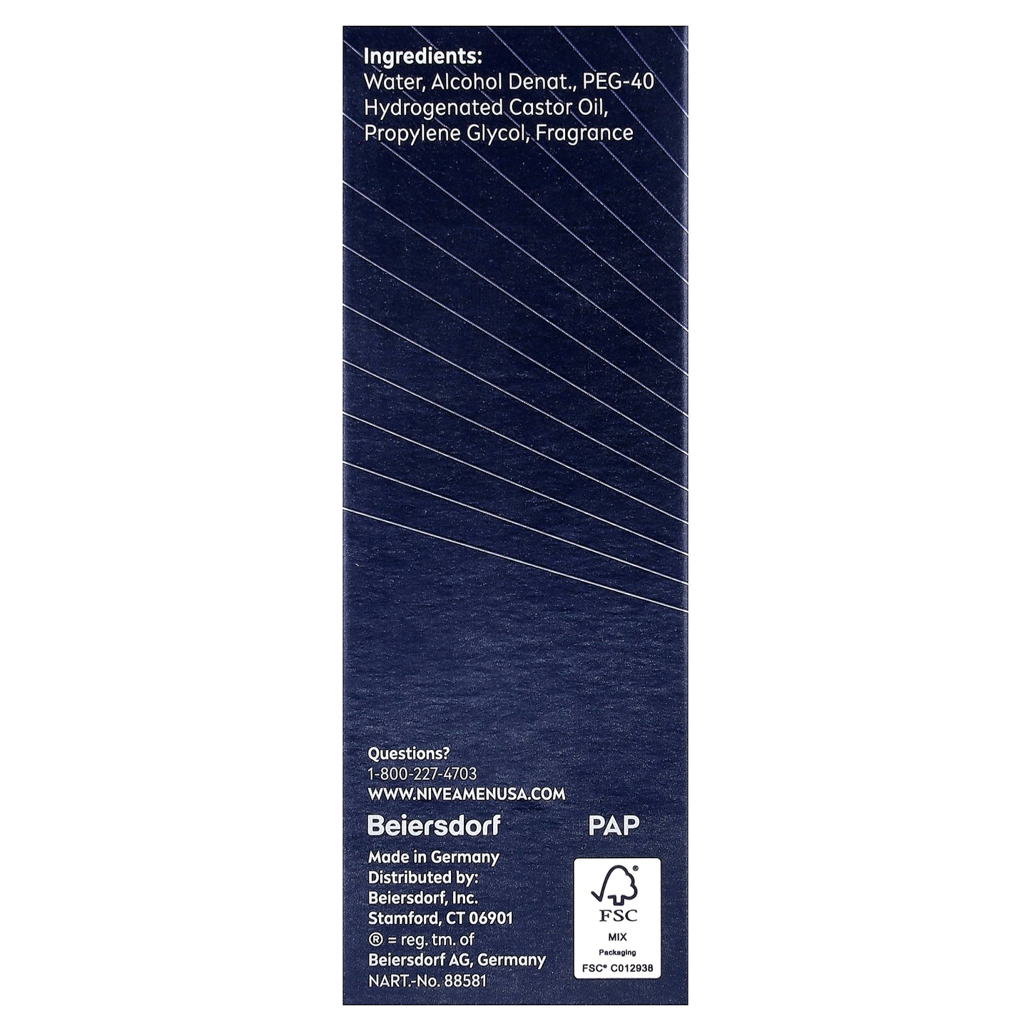 Nivea, Men, Deep, Refreshing & Hydrating After Shave, Vanilla & Bourbon, 3.3 fl oz (100 ml)