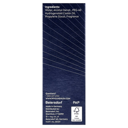 Nivea, Men, Deep, Refreshing & Hydrating After Shave, Vanilla & Bourbon, 3.3 fl oz (100 ml)