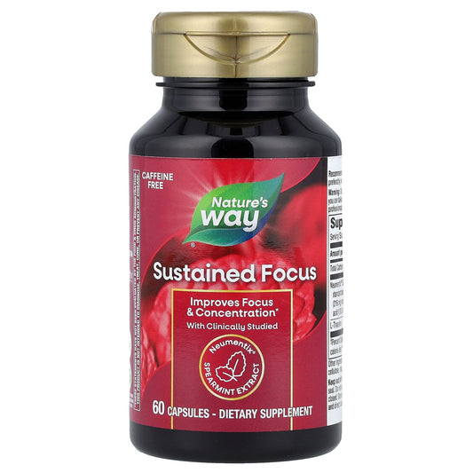 Nature's Way, Sustained Focus, 60 Capsules