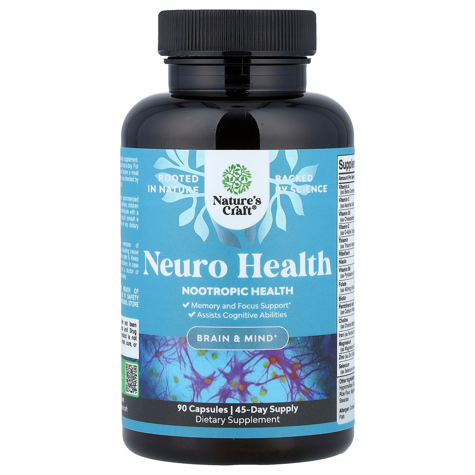 Nature's Craft, Neuro Health, 90 Capsules