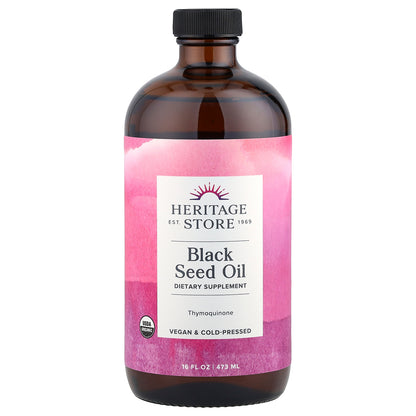 Heritage Store, Black Seed Oil, 16 fl oz (473 ml)