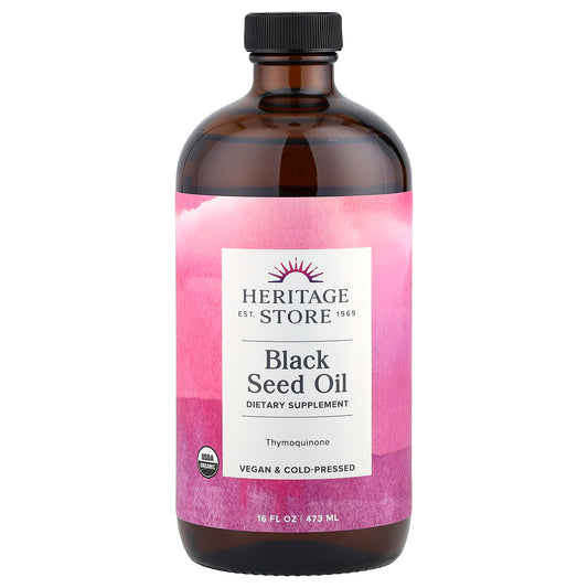 Heritage Store, Black Seed Oil, 16 fl oz (473 ml)