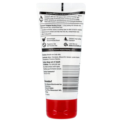 Eucerin, Original Healing Creme, Extremely Dry, Compromised Skin, Fragrance Free, 2 oz (57 g)