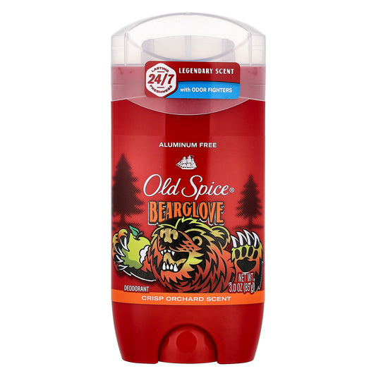 Old Spice, Bearglove, Deodorant Stick, Aluminum Free, Crisp Orchard , 3 oz (85 g)