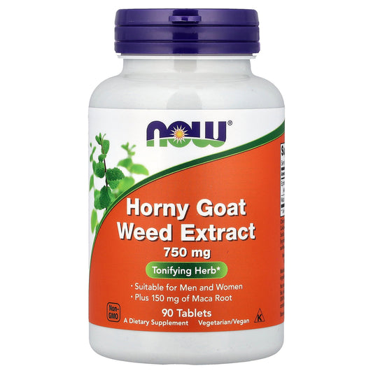 NOW Foods, Horny Goat Weed Extract, 90 Tablets