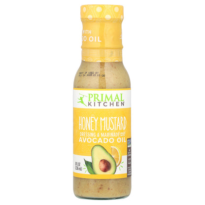 Primal Kitchen, Dressing & Marinade Made with Avocado Oil, Honey Mustard, 8 fl oz (236 ml)