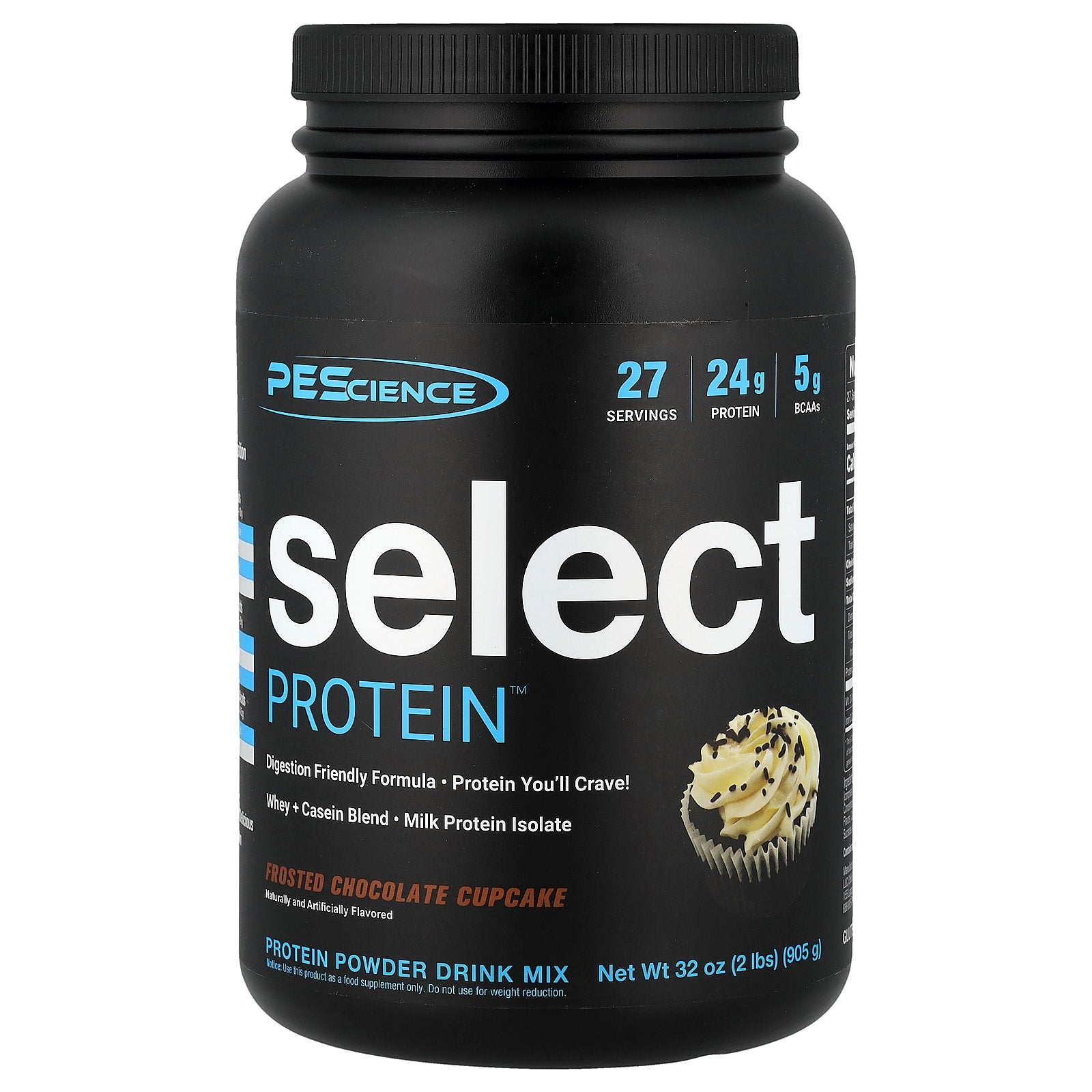 PEScience, Select Protein™, Frosted Chocolate Cupcake, 2 lb (905 g)