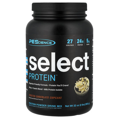 PEScience, Select Protein™, Frosted Chocolate Cupcake, 2 lb (905 g)