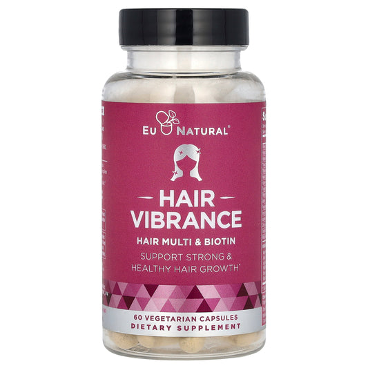 Eu Natural, Hair Vibrance, Hair Multi & Biotin, 60 Vegetarian Capsules