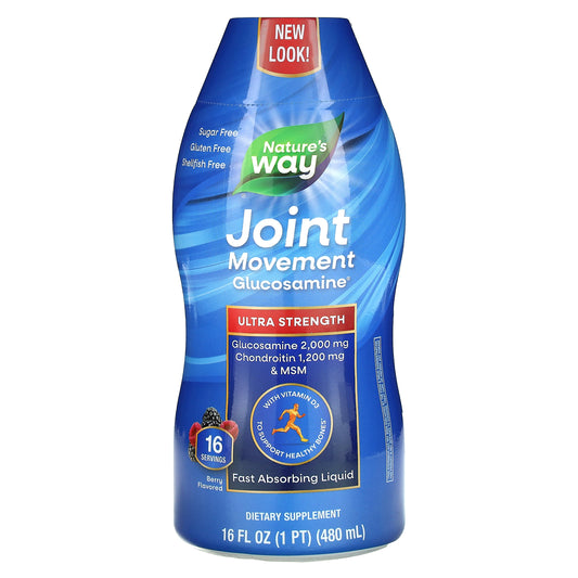 Nature's Way, Joint Movement Glucosamine, Ultra Strength, Berry , 16 fl oz (480 ml)