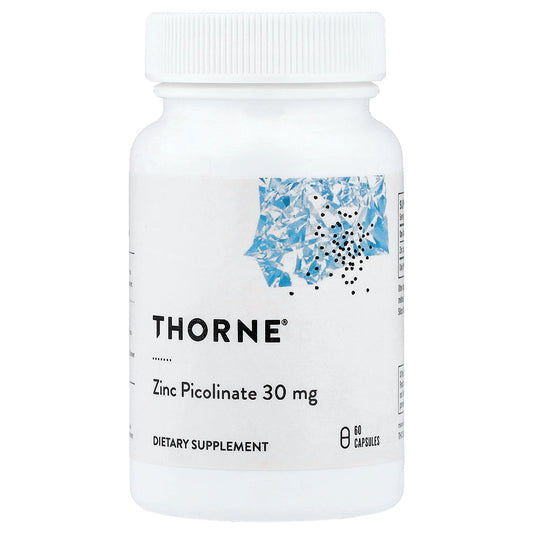 Thorne, Zinc Picolinate, 30 mg, 60 Capsules