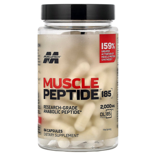 MuscleTech, Muscle Peptide 185, 84 Capsules (666 mg per Capsule)