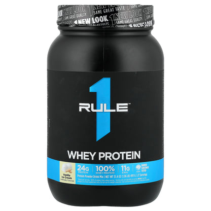 Rule One Proteins, Whey Protein, Vanilla Ice Cream, 1.96 lb (891 g)