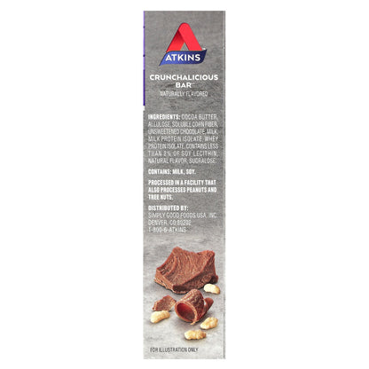 Atkins, Endulge™, Crunchalicious Bar, 5 Bars, 0.78 oz (22 g) Each