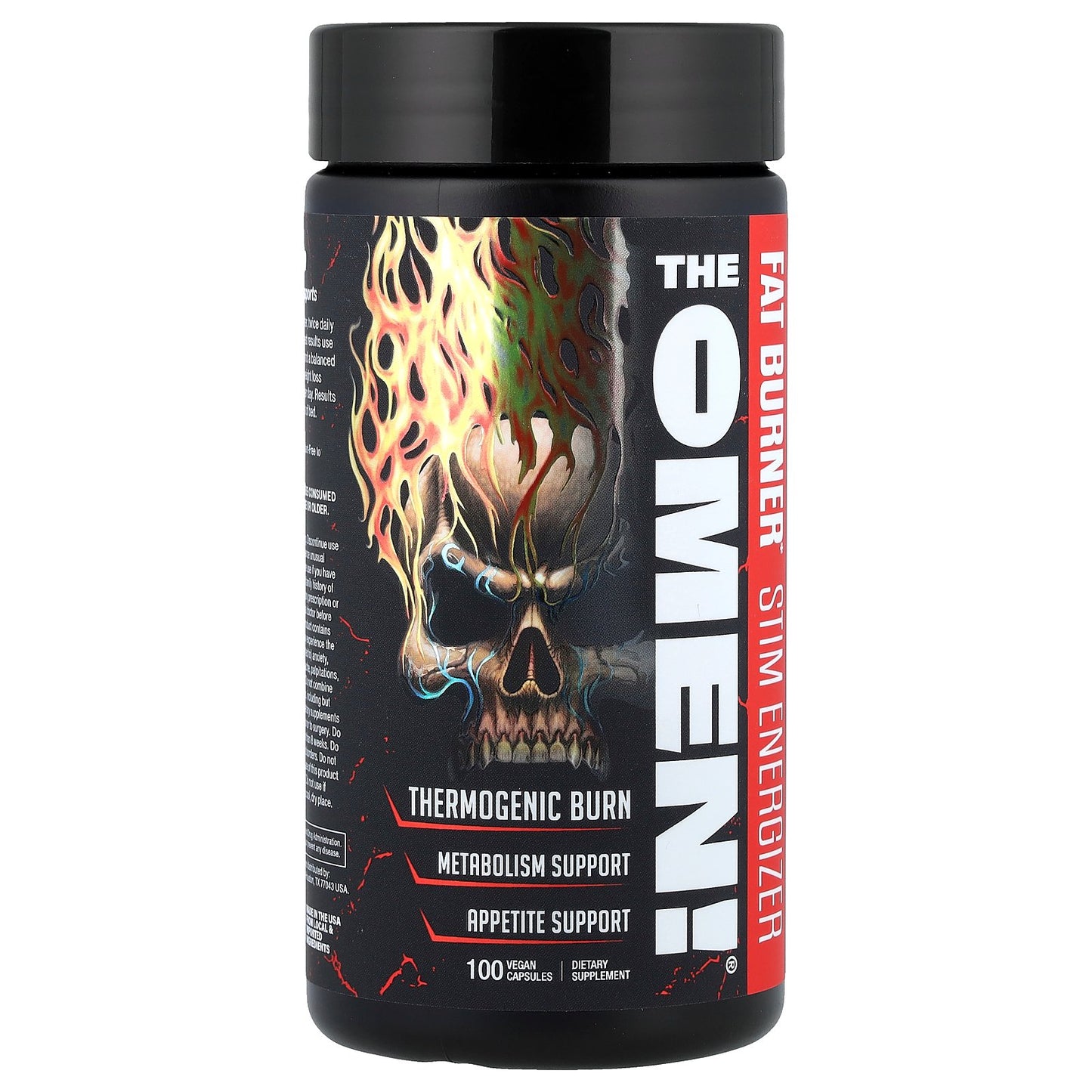 JNX Sports, The Omen!®, Fat Burner, 100 Vegan Capsules