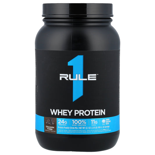 Rule One Proteins, Whey Protein, Chocolate Fudge , 2.01 lb (910 g)