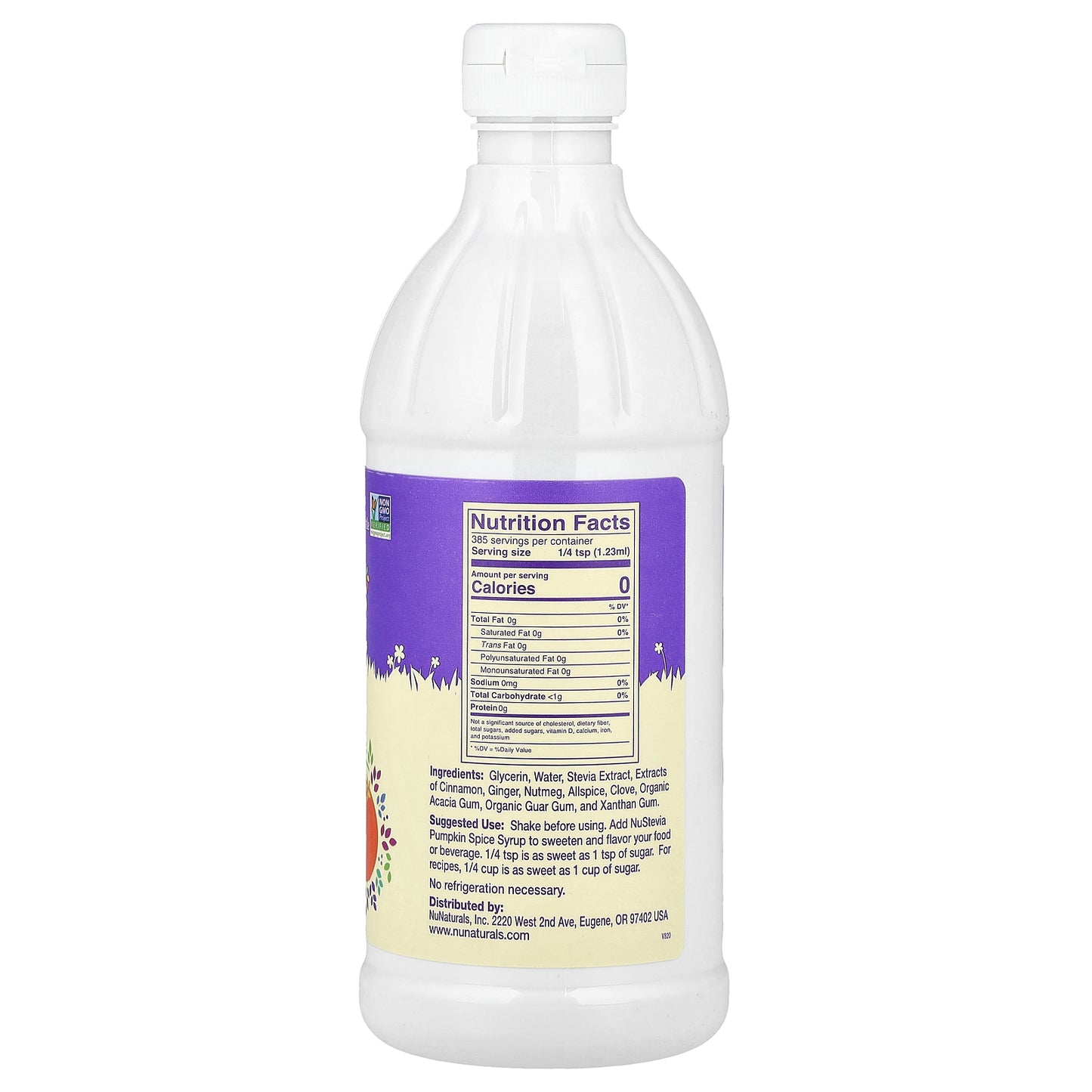 NuNaturals, Concentrated Pumpkin Spice Syrup, 16 fl oz (0.47 l)