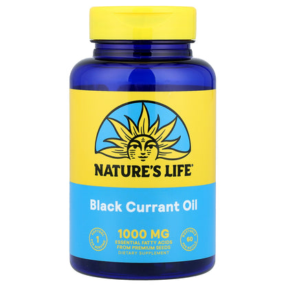 Nature's Life, Black Currant Oil, 1,000 mg, 60 Softgels