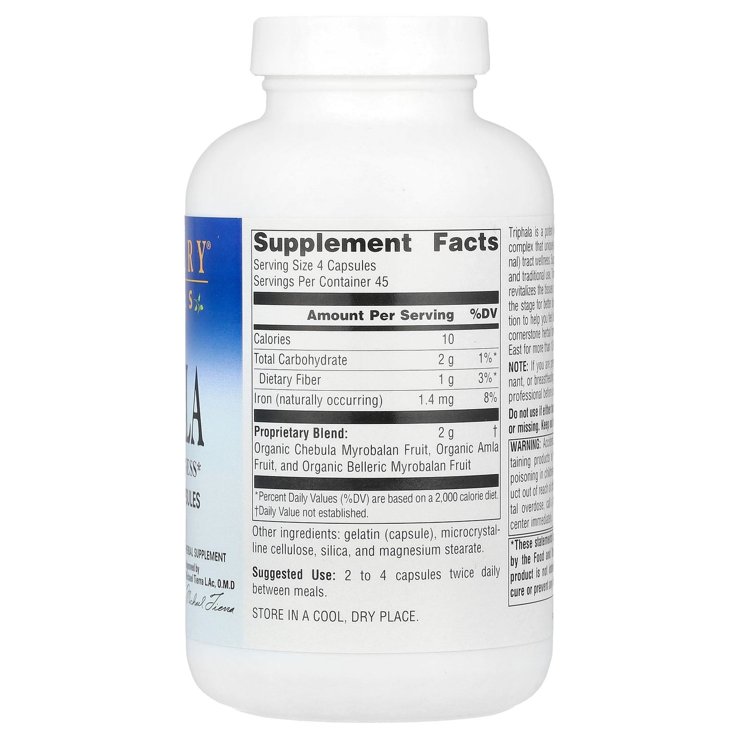 Planetary Herbals, Triphala, 180 Capsules (500 mg per Capsule)