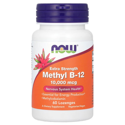 NOW Foods, Methyl B-12, 10,000 mcg, 60 Lozenges