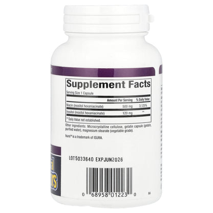 Natural Factors, Niacin, No Flush , 500 mg, 90 Capsules